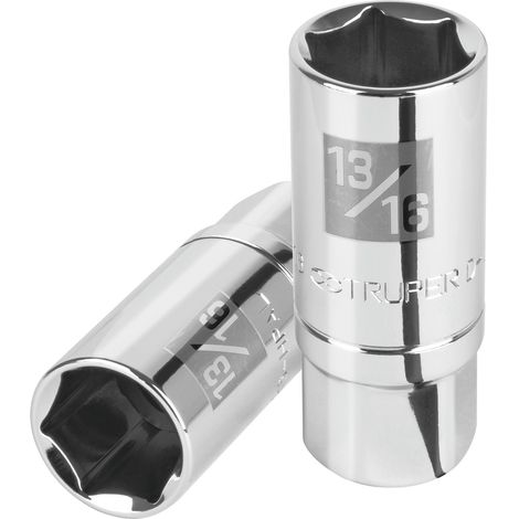 Llave vaso hexagonal para bujía, cuadro 1/2"
