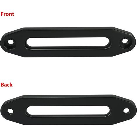 Guide-étrier en aluminium pour treuils d'une force de traction de 8000 à 13000 lb, montage de 10" (254 mm), 1 pièce (noir) (1/5)