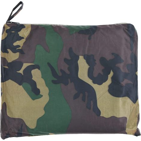 Combinaison de pluie avec capuche 2 pcs Hommes Camouflage XL (1/5)
