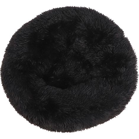Lit pour animaux de compagnie multifonctionnel, mignon, rond, chaud, confortable, doux et lavable, pour chats, chiens et autres animaux de compagnie (1/2)