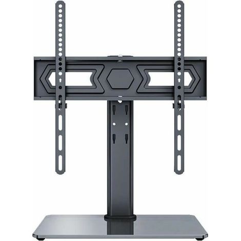 Supporto TV piede centrale - Stell - SHO 4800 - Schermi da 32 a 55 pollici - Capacità 40 kg - Inclinazione +/-25° - Acciaio / vetro (1/5)