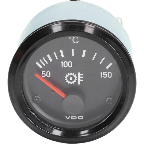 52-mm-12-V-Öltemperaturanzeige für Lkw, Stromgeneratoren, Cummins-Motoren – Öl- und Kraftstofftemperaturanzeige, kompatibel mit Nutzfahrzeugen (1/5)