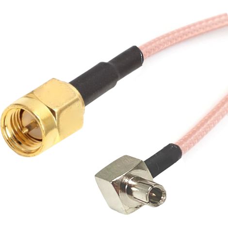 Cavo pigtail con connettore TS9 / connettore SMA da 15 cm RG316