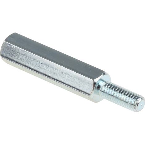 Entretoise filetée RS PRO, longueur 20mm, Mâle / Femelle, M3 x M3 ( Prix pour Sachet de 50 ) (1/4)