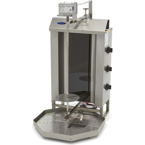 Machine à kebab - 3 brûleurs - 30kg de viande - Électrique - Maxima