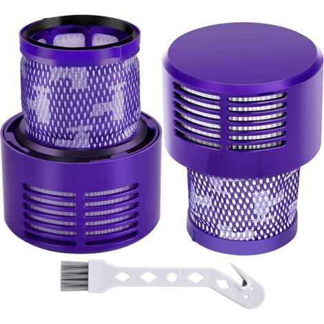 Filtro per Dyson V10 SV12, 2 filtri di ricambio per aspirapolvere Dyson V10 SV12 Cyclone Series, accessorio senza fili V10 Absolute Animal Motorhead Total Clean SV12 DY-969082-01-Crezuo