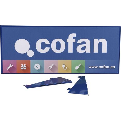 COFAN cartela con fondo perforado cofan 500x200 mm exp. perforado