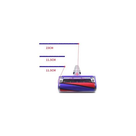 Lot de 13 bandes en peluche pour aspirateur Dyson V6, V7, V8, V10, V11, bandes de rechange, pour brosse électrique, autocollant, 3 longues et 6 courtes bandes en peluche douce (1/4)