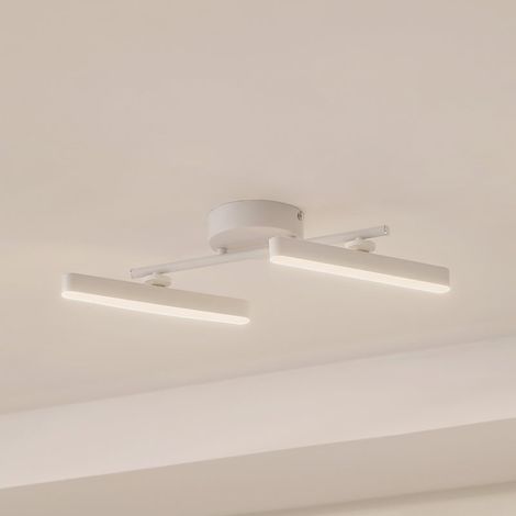 [NEUWERTIG] B-Ware Lindby Strahler Lichtleiste LED Spot weiß dimmbar Eldrin 2-flammig 3000K De893 (1/2)