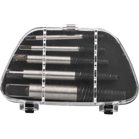 Estrattore viti JBM 8435034514964 5 pezzi trattato termico spirale