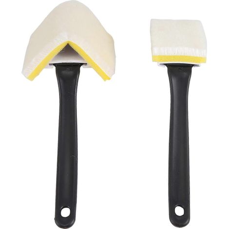 Outil de peinture pour bordures avec tampon de retouche, outil pour peindre les angles, bac à peinture, tampon pour peindre les bords des murs, outil de peinture pour bordures de murs (1/5)