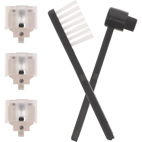 Stylet Professionnelle en de et avec pour Platine Brosse Vinyle Remplacement de Nettoyage Plastique Métal, pour Tourne-disque et Phonographe à Domicile (1/5)