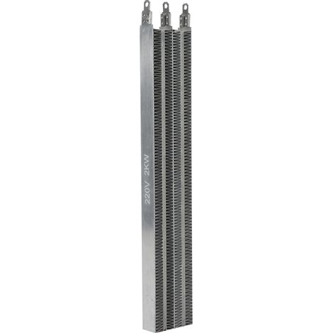 Chauffage d'air en céramique PTC, conducteur électrique, thermostat de sécurité, 2000 W, 220 V CA (1/5)