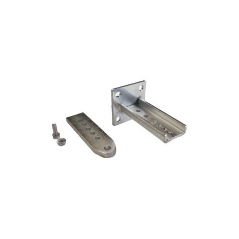 BFT – Support réglable long à visser pour poteau – Compatible avec variateurs Phobos BT A, AC A et Kustos BT A – Pièce détachée motorisation portail