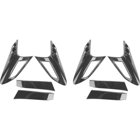 piezas de embellecedores de cubierta de luz trasera estilo fibra de carbono para Toyota CHR C-HR 2016-2018 (