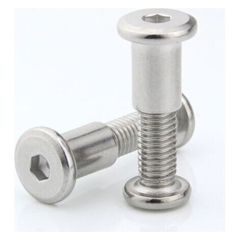 QORVA
-Boulons de Fixation de Hexagonal Vis de Connexion en Meuble M6 x 35MM Connecteur d'armoire Fileté,10Pcs,de (1/5)