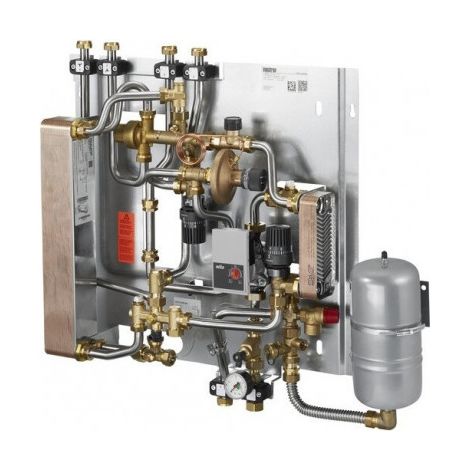 Station d'appartement OV Regudis W-HT Duo avec système de séparation de circuit de chauffage, brasé à l'étain en cuivre