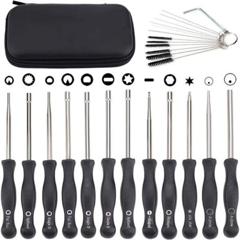 Lot de 12 outils de réglage de carburateur avec scredrivers acircle pour petit moteur 2 temps pour Husqvarna pour STHIL pour tronçonneuse ECHO