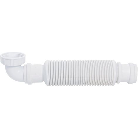 Wirquin – Sifón de lavabo extraplano sin trampa de agua – Tecnología de membrana – Instalación rápida con junta de doble labio – Cuerpo flexible (1/5)