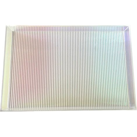 Dekoratives Tablett, farbenfrohes Acryltablett, vielseitiges Kosmetiktablett, Make-up-Organizer, Schminktablett, Serviertablett für Arbeitszimmer, Schlafzimmer-Water Pattern S