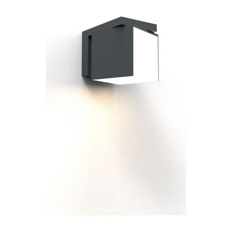 Applique esterna LED CUBA antracite Lutec 12W 4000K IP54 (1/5)