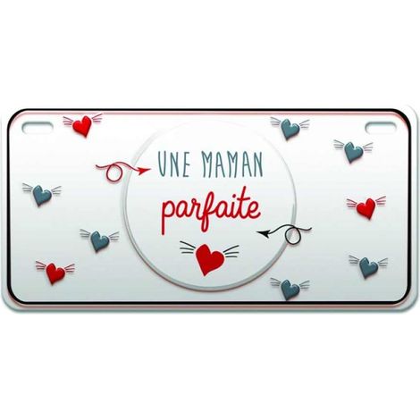 Magnet Une Maman Parfaite en Métal (1/2)