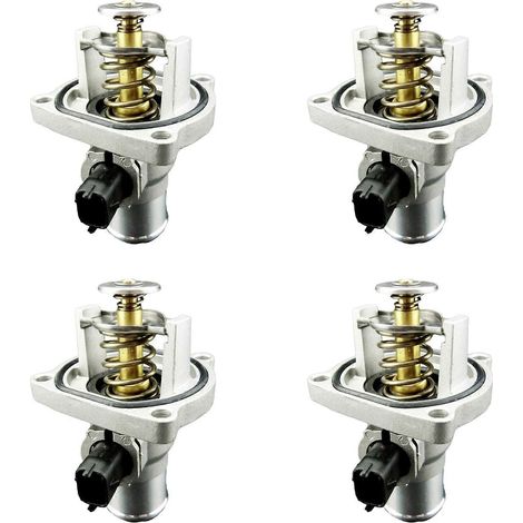 Compatible avec Aveo Cruze, ensemble thermostat de liquide de refroidissement moteur automobile 4 pièces + boîtier 96984104 55578419 (1/5)