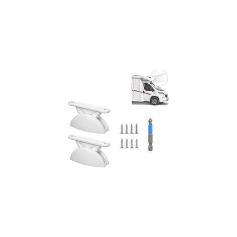 2 paires de butées de porte en plastique pour caravanes, bloque-portes pour camping-cars, cales de porte pour caravanes, butées de porte en forme de T pour camping-cars, remorques et bateaux de (1/5)