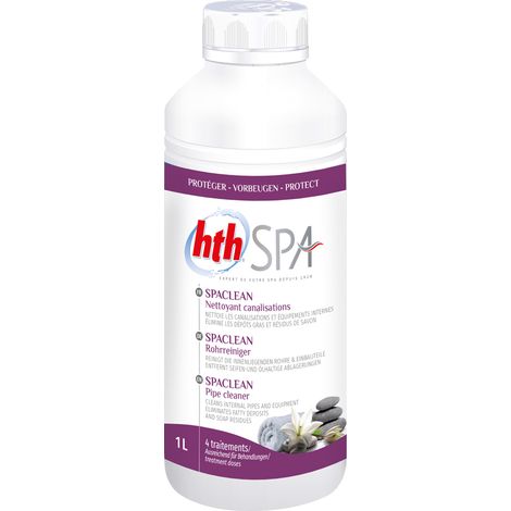hth spa Spaclean Rohrreiniger 1 L (1000 ml) Whirlpoolreiniger Rohrreinigung für Whirlpools