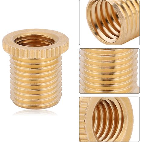 Bague adaptatrice filetée M10x1.5 pour pommeau de levier de vitesse universel auto (1/5)