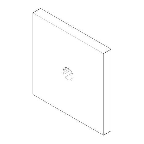 Dornbracht 092773022-47 Rosette M15 x 1 PIÈCES DE RECHANGE