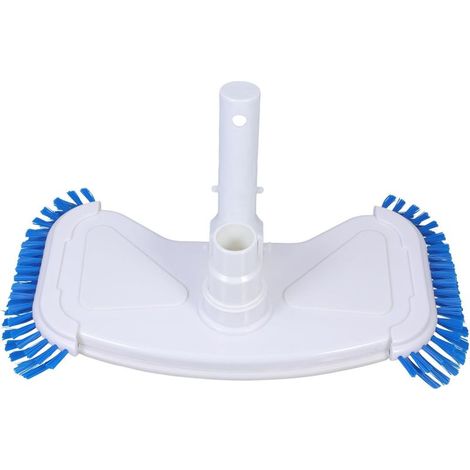 Tête Aspirateur De Piscine Manuelle avec Brosses Latérales Accessoire De Nettoyage pour Fonds Et De Piscine (1/5)