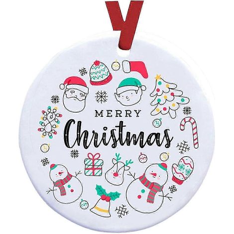 Décorations de Noël - Ornements en bois pour sapin de Noël (1/3)