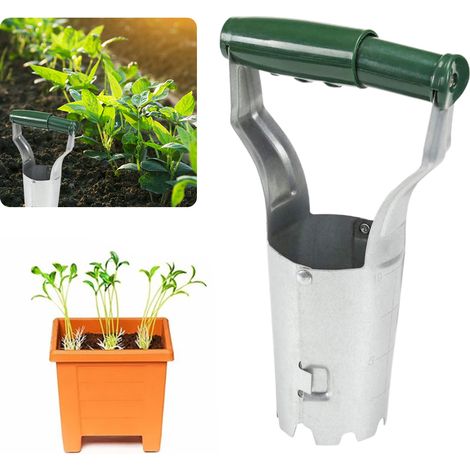 Outil de plantation pour bulbes de fleurs, en forme d'oignon, pour lys, oignons, tulipes et jonquilles. (1/5)