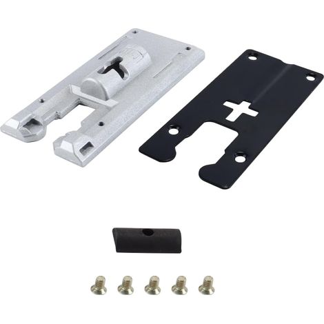Semelle de scie sauteuse pour scie sauteuse 4304 et 4351, accessoire de rechange pour outils électriques, argentée, avec vis (1/5)