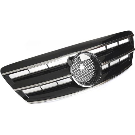 Grille calandre Mercedes Classe S W220 de 2002 a 2005 Chrome Noir-42707681 (1/4)