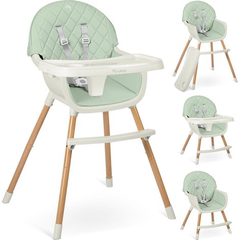 Chaise haute Nukido Lilo Mint