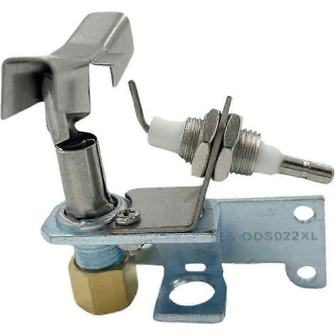 Compatible avec les accessoires pour friteuses à gaz, ensemble flamme nue, avec porte-aiguille d'allumage, tête de brûleur et accessoires pour flamme longue (1/5)