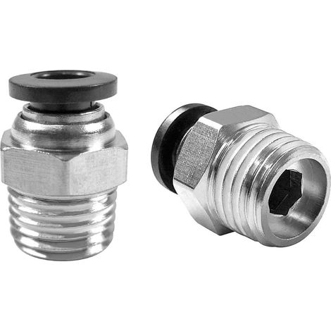 10 Connecteur pneumatique, G 1/4 pouce, 6 mm, pour système d'air comprimé (1/5)