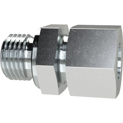 Riegler Gerade Einschraubverschraubung, M20 a., Rohr-Ø 14, Stahl verz., GEM2014SST (1/3)