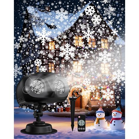 Décoration Noël,HD Projecteur Noël Extérieur Intérieur,LED Lampe Projecteur dimmable, haute performance (1/5)