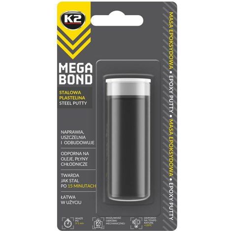 Adesivo mega adesivo plastilina-epossidica K2 in acciaio 40G