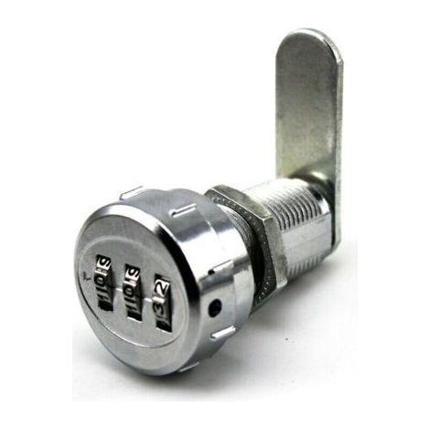 Loquet et targette Serrure à combinaison de tiroir, 3 chiffres, adaptée aux armoires de rangement électrique (1/4)