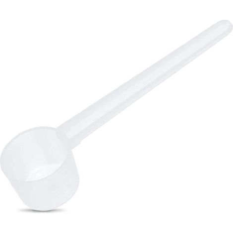 Cuillère doseuse, cuillère de mesure 5 g, transparente avec graduation 2 g, 3 g, 4 g, 1 pièce