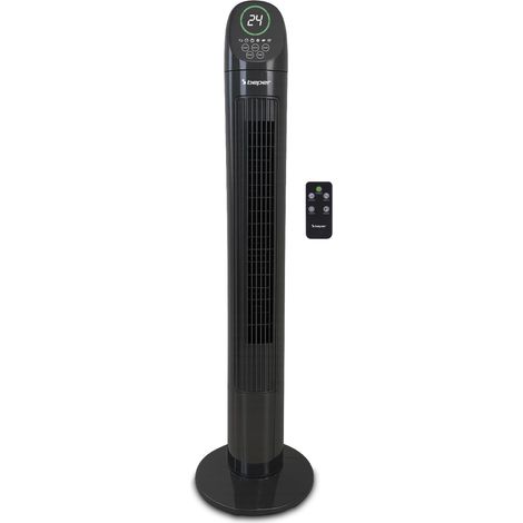 Ventilateur colonne numérique de luxe BEPER P206VEN310 avec télécommande, silencieux, 3 vitesses et 3 modes, oscillation, minuterie 7,5 h, base stable (1/5)