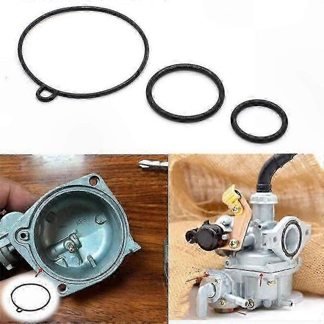 Joint torique pour kit de réparation de flotteur de carburateur Keihin compatible avec Super Cub C50, C70, C90, Press Cub, Little Cub et C100EX. Pièces de rechange pour carburateur Keihin. (1/5)
