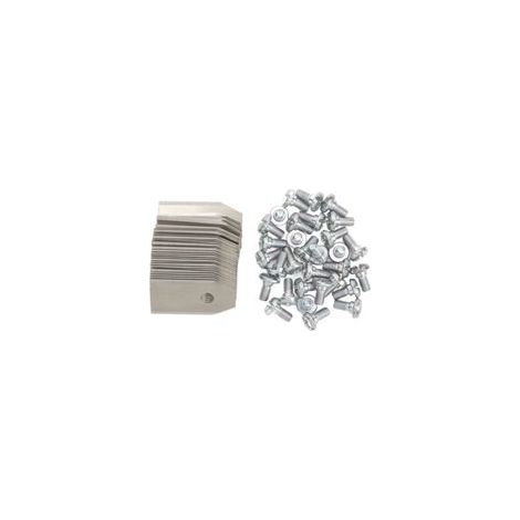 30 Stück Edelstahlmesser für Mähroboter 35180,6 mm Silber (1/5)