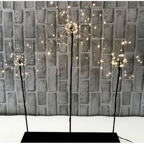 Set 3 Estrellas de Luces Leds
