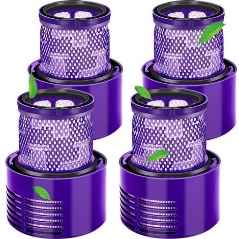 Filtre pour Dyson V10 SV12,Filtres pour Dyson Cyclone V10 SV12 Series V10 Absolute/Animal/Total Clean/Motorhead Aspirateurs, Filtre de Remplacement Accessoires DY-969082-01(4 Packs) (1/5)