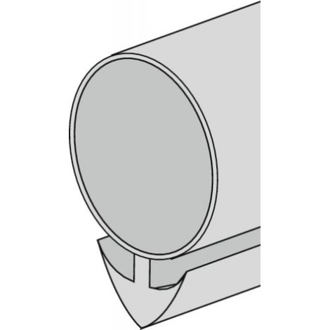 Joint siliconé clipsable marron 100 m x 6 mm pour rainureuse - JOINT DUAL